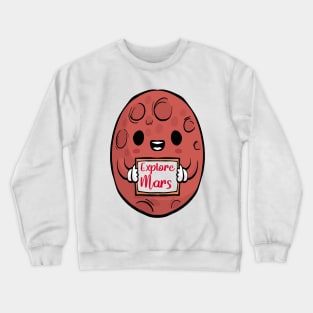 Red planet Day Crewneck Sweatshirt